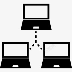 教育网络三台计算机教育网络符号联网学术1图标高清图片