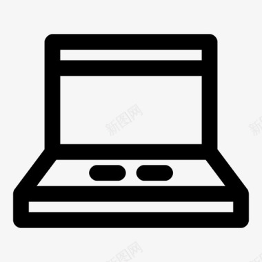笔记本电脑生产力互联网图标图标