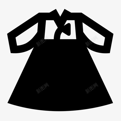 korean dress图标svg_新图网 https://ixintu.com korean dress