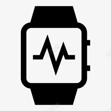 心脏监护仪手表手表医疗器械图标图标