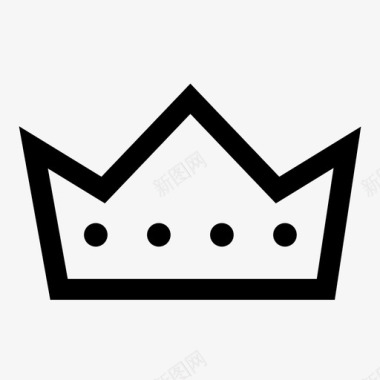皇冠皇家女王图标图标