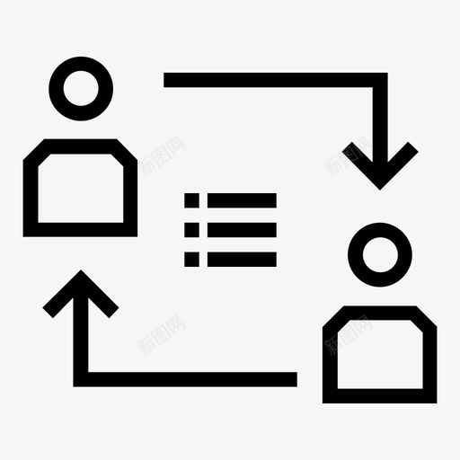 咨询共享计划图标svg_新图网 https://ixintu.com 共享 删除 另一个 咨询 忽略 标记 检查 管理 计划