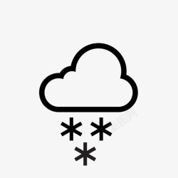 天气的标志大雪天气图标高清图片