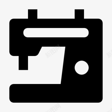 缝纫机裁缝机针图标图标