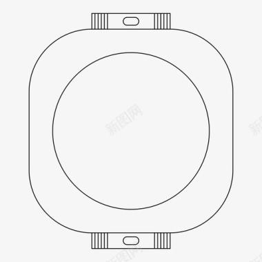 led像素pq130粗体金色图标图标