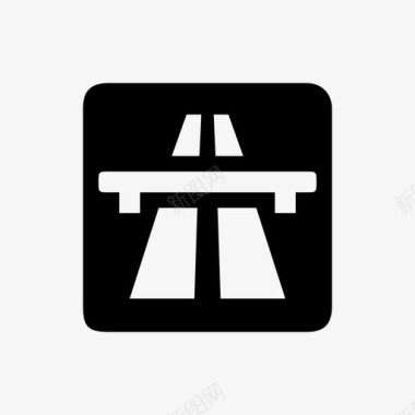 公路高速公路方向图标图标