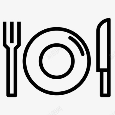 盘子餐具餐厅图标图标