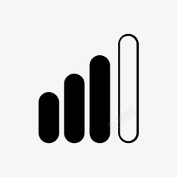 数据一号全信号低信号wifi信号数据图标高清图片