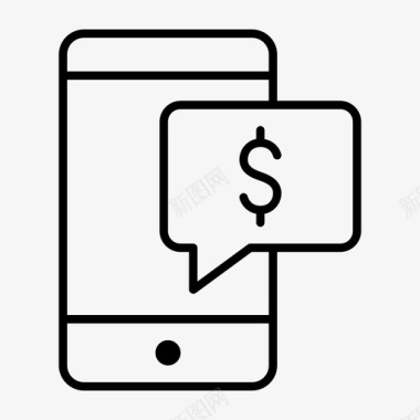 手机银行手机购买移动支付图标图标