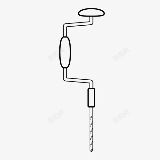 钻工具修理图标svg_新图网 https://ixintu.com 仪器 修理 古董 工具 工具五金 木工 材料 物品 钻