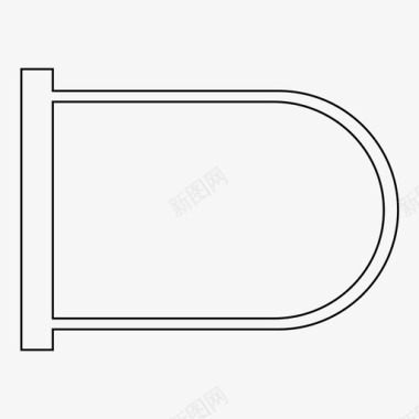 自行车锁u形锁严重图标图标