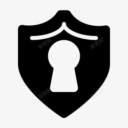盾牌安全保护图标svg_新图网 https://ixintu.com 保护 剑 安全 电影 盾牌 金属 锁 防御 骑士