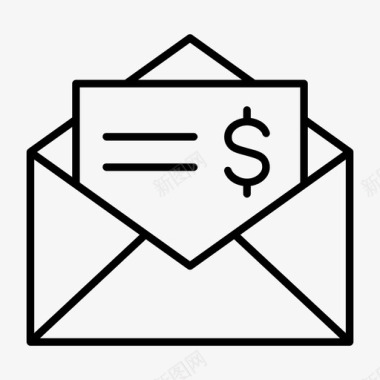 商务信函信息邮件图标图标