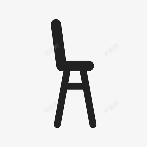 高脚椅已售出座位图标svg_新图网 https://ixintu.com 不 保留 凳子 加粗 已售出 座位 金色 长凳 高脚椅