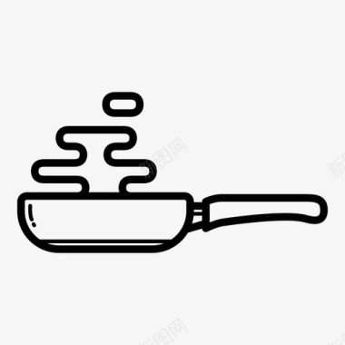 煎锅炒锅餐具图标图标