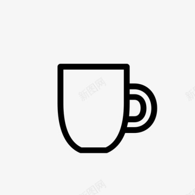 马克杯咖啡小熊图标图标
