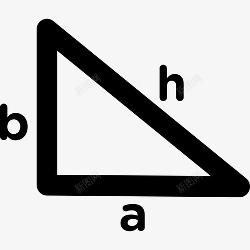 三角学教育学数学图标svg_新图网 https://ixintu.com 三角学 教育学 数学