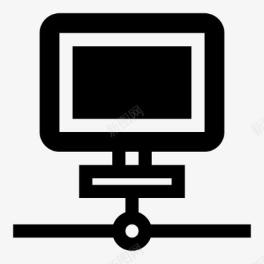 计算机网络屏幕pc图标图标