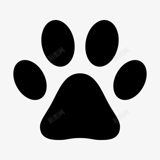 爪子信号宠物图标svg_新图网 https://ixintu.com 信号 删除 印记 另一个 宠物 标记 检查 爪子 符号