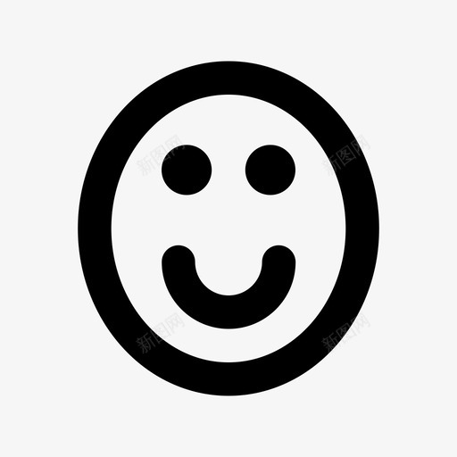 笑脸人物头像材料标图标svg_新图网 https://ixintu.com 人物头像材料设计图标 笑脸