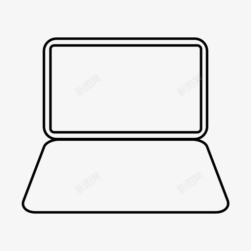 笔记本电脑舒适型电脑图标svg_新图网 https://ixintu.com ediary mac macbook pc 便利型 电子 电脑 笔记本电脑 舒适型 苹果
