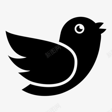 鸟twittertweet图标图标