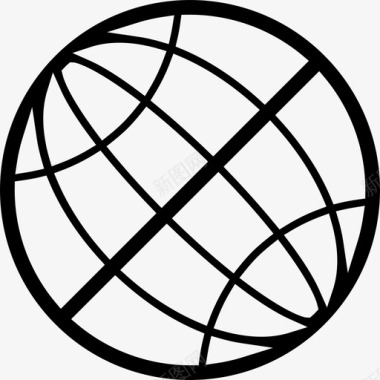 地球网格界面基本图标图标