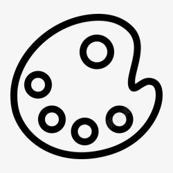 更多颜色画板更多师图标高清图片