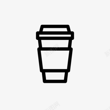 咖啡去咖啡因卡帕奇诺图标图标