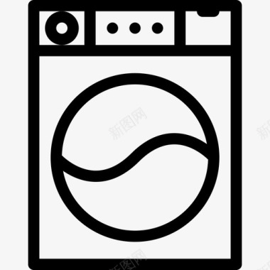 洗衣机放大机电器图标图标