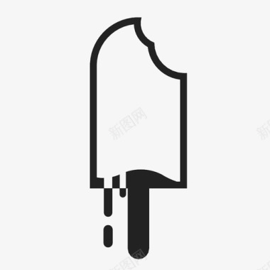 冰淇淋请客夏季图标图标
