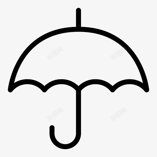 伞手保护图标svg_新图网 https://ixintu.com 乌姆贝拉 伞 保护 天气 安全 手 棍子 雨水
