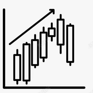 股票价格数字图标图标