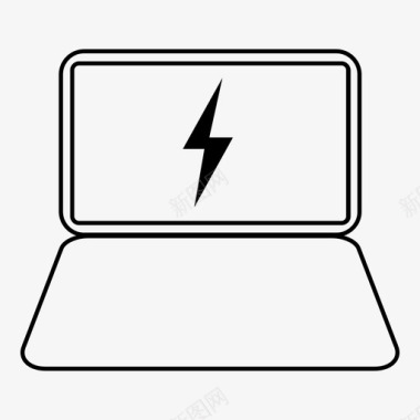 为笔记本电脑充电给笔记本电脑充电给电池充电图标图标