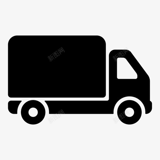 卡车货车旅行图标svg_新图网 https://ixintu.com 卡车 旅行 物流 货车 车辆 轮胎 运输 送货