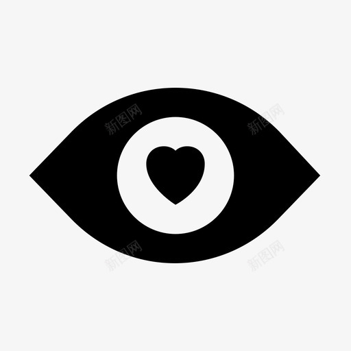 眼与心感性不图标svg_新图网 https://ixintu.com 不 人眼 出售 在爱 大胆 心标志 感性 持有 爱 爱和浪漫的材料设计图标 眼与心 黄金
