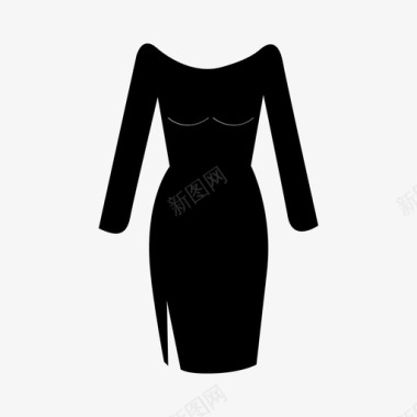 礼服正式女性图标图标
