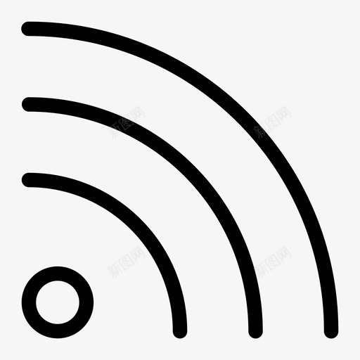 wifi信号技术强度图标svg_新图网 https://ixintu.com wifi信号 密码 强度 房子 技术 无线 流行图标集线 网络 连接 连接性