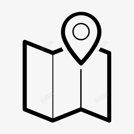 地图区域草图旅游图标svg_新图网 https://ixintu.com 冒险 区域草图 地图 地理 城市规划 旅游 点 目的地 设计 路网