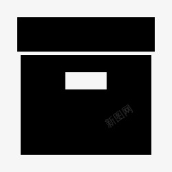 服装盒子档案储存损坏图标高清图片