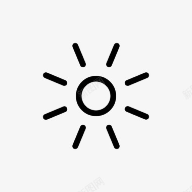 太阳假期阳光图标图标