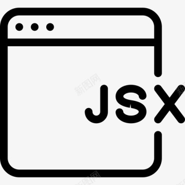 jsx编码开发图标图标