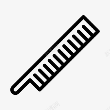 梳子洗发水理发师图标图标