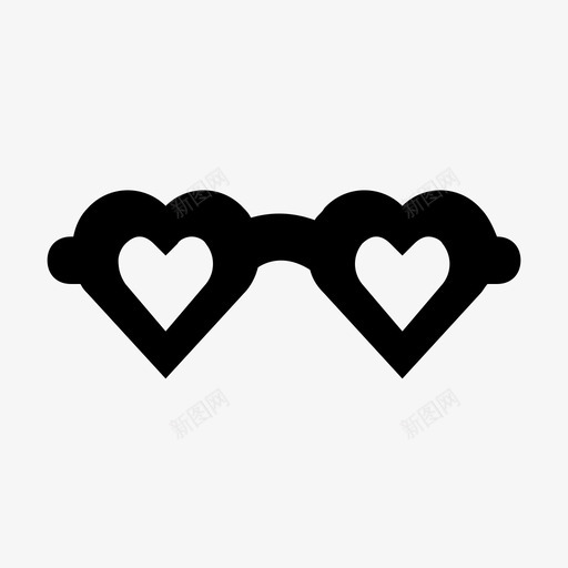 心形眼镜大胆金色图标svg_新图网 https://ixintu.com hold love nope 大胆 已售 心形眼镜 激情 爱情和浪漫材料设计图标 金色 风格
