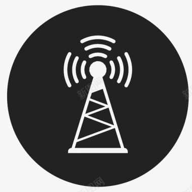 无线电塔电信已售出图标图标