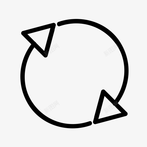 更新同步循环图标svg_新图网 https://ixintu.com 同步循环 更新