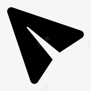 纸飞机信息邮件图标图标