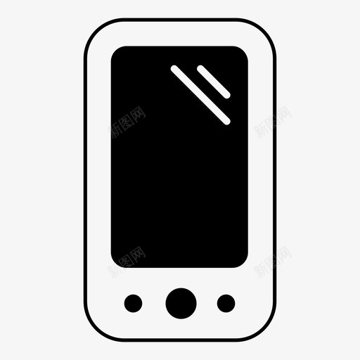 智能手机触摸屏电话图标svg_新图网 https://ixintu.com 手指鼠标 手提电话 手机 数字设备 智能手机 电话 移动电话 触摸屏