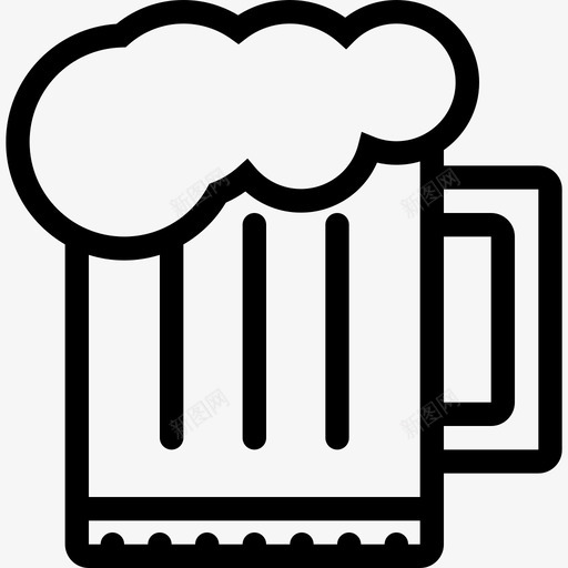 一杯啤酒多个标记图标svg_新图网 https://ixintu.com 一杯啤酒 假日 删除 多个 忽略 标记 聚会 聚会大纲 酒吧 酒精