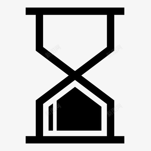 沙漏计时器秒表图标svg_新图网 https://ixintu.com 加载 时钟 沙子 沙漏 秒表 等等 计时器 进度